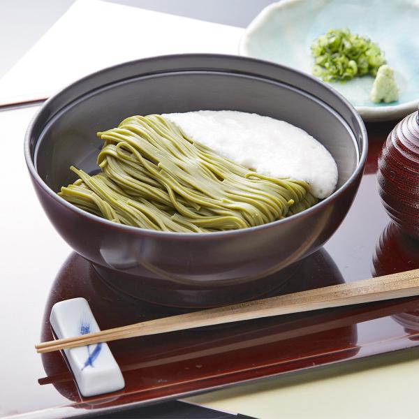 浅草むぎとろ とろろ茶そば 6食 セット 詰合せ そば 茶そば 乾麺 とろろそば 蕎麦 茶蕎麦 つゆ...