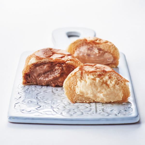 八天堂 プレミアムフローズンくりーむパン 8個 3種 詰め合わせ クリームパン 洋菓子 カスタード ...