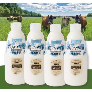 十勝搾りたてジャージ牛乳 4本 セット 牛乳 飲料 ミルク