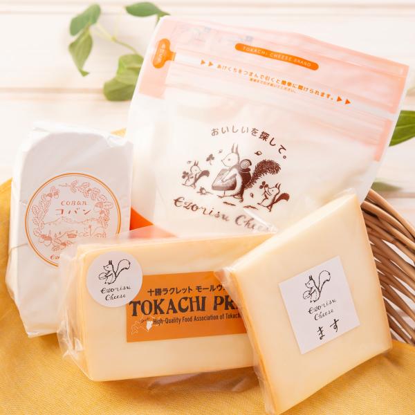 エゾリスチーズセット 4種 詰合せ チーズ 国産 ラクレット コバン 白カビ 十勝 北海道 広内エゾ...