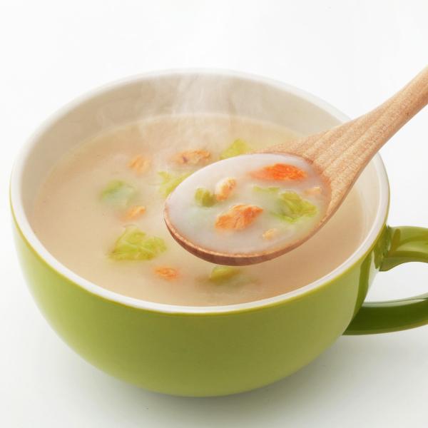 北海道サーモンクリームスープ 15袋 スープ 惣菜 ポタージュ サーモン 北海道産 クリームスープ ...