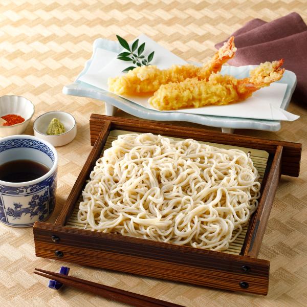 信州松本こばやし 車海老天 信州蕎麦 2食 セット そば 天ぷら 冷凍【沖縄県・離島 配送不可】