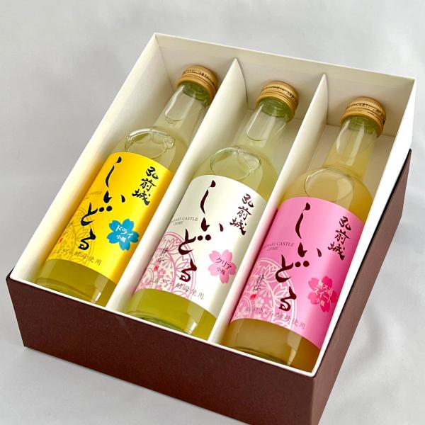弘前銘醸 弘前城しいどる シードル 飲み比べ ギフトセット 3種詰め合わせ スパークリングワイン【沖...