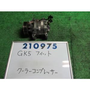 フィット DBA-GK5 エアコン コンプレッサー  15X NH624P   サンデン STR08 210975｜nippou5554