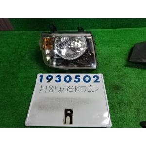 ｅＫワゴン LA-H81W 右 ヘッド ランプ ライト ASSY 660 M A69  サテライトシルバー   930502｜nippou5554