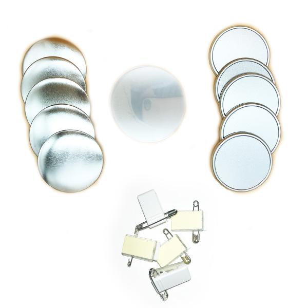 缶 バッジ マシン 用 56mm 缶 バッジ クリップ パーツ セット１０００個 パック