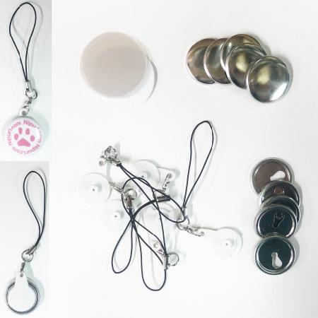 片面ストラップ【はめ込みタイプ】２５ｍｍ　100個セット