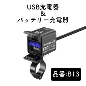 カエディア KDR-B13 車両バッテリー＆USB充電の2WAY対応！駐車場でも快適充電｜高効率