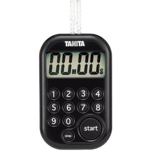 TANITA デジタルタイマー100分計 ブラック TD-379-BK