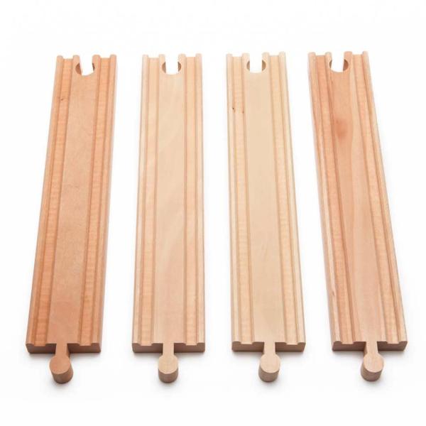 マキシム 木製レールセットシリーズ レール ストレート8" 4P