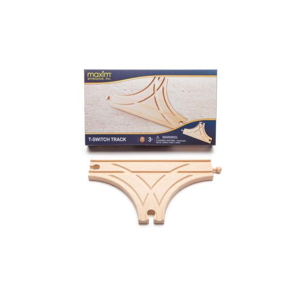マキシム 木製レールセットシリーズ Tスイッチトラック