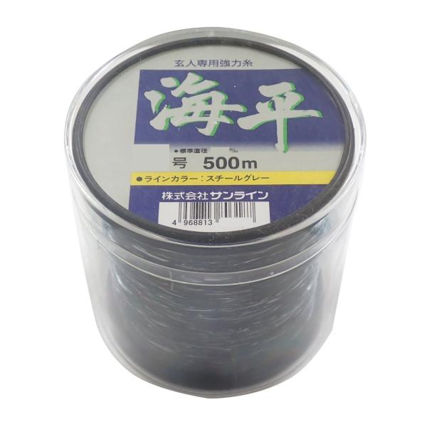 サンライン(SUNLINE) ナイロンライン 海平 500m 16号 スチールグレー