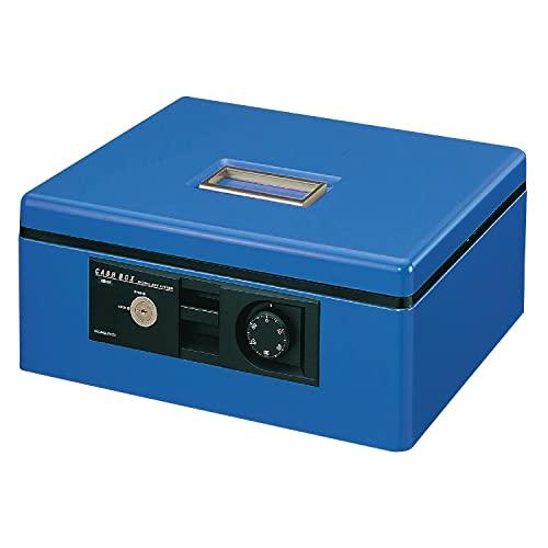 コクヨ(KOKUYO) 手提げ金庫 ダイヤル付 A4 青 CB-11B