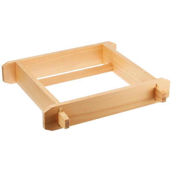 サンナップ(Sunnap) 木製 角セイロ 浅口 サワラ材 36cm WSI02036