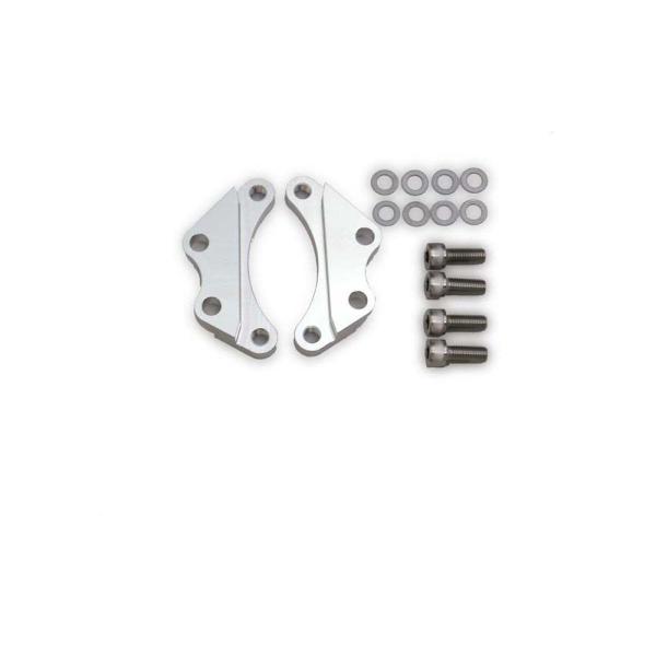 プロト(Plot) キャリパーサポート [ブレンボ40mmピッチ] シルバー ダブルディスク PCS...