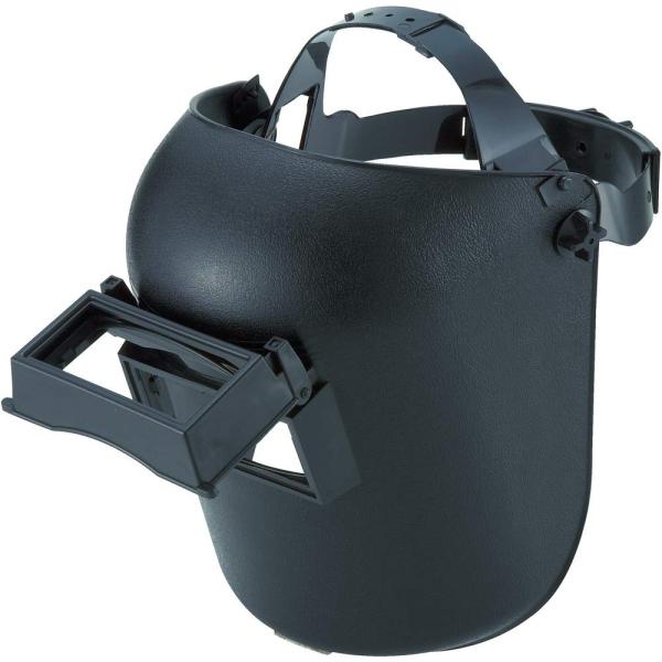 トラスコ中山(TRUSCO) 溶接面 プラスチック製 直かぶりタイプ 面体寸法縦400×横300mm...