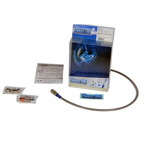 SWAGE LINE(スウェッジライン) フロントブレーキホースKIT ステンレス クリアホース W...