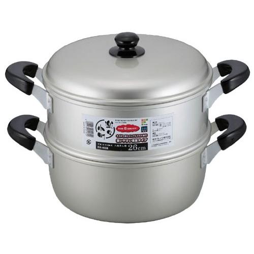 和平フレイズ 軽い アルミ 二段蒸し器 26cm 楽々小町 RR-4068