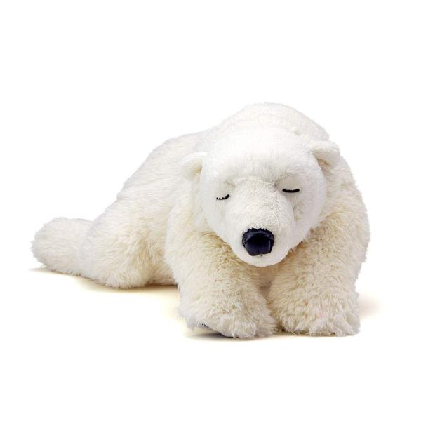 カロラータ ホッキョクグマ ぬいぐるみ (おやすみシリーズ 親/やさしい手触り) リアル 動物 くま...