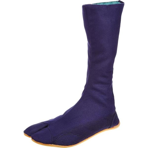 力王 縫付たび 太郎 12枚コハゼ 紺 24.0cm T12