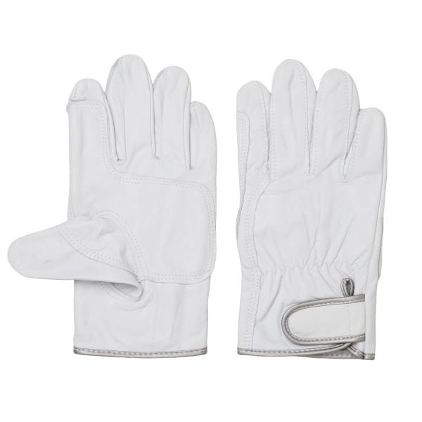 [エース] 作業手袋 牛本革手袋 マジックテープ アテ付 Mサイズ AG2300 レスキュー手袋