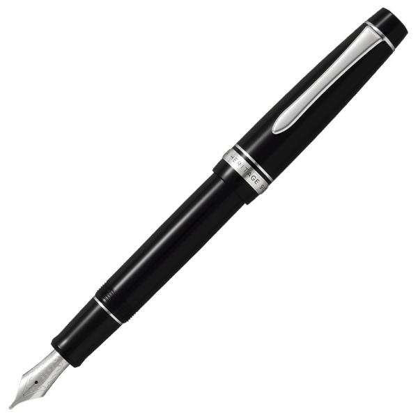 PILOT 万年筆 カスタム ヘリテイジ912 ブロード B(太字) ブラック FKVH2MRBB ...