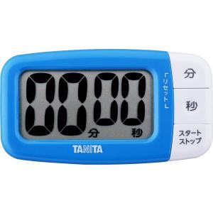 タニタ キッチン 勉強 学習 タイマー マグネット付き 大画面 100分 ブルー TD-394 BL...