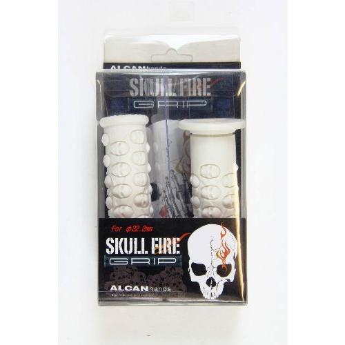 アルキャンハンズ(ALCAN HANDS) スカルファイヤーグリップ ラバー ハンドル径φ22.2 ...