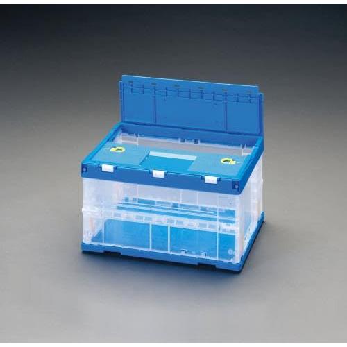 410x294x227mm/21L 折畳コンテナ(透明)