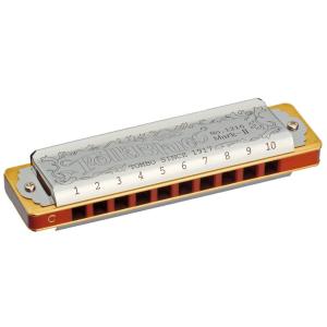 TOMBO トンボ 10ホールズハーモニカ LF調 フォークブルースマークII 1210