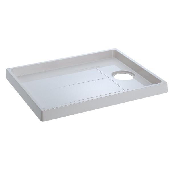 SANEI(サンエイ) 洗濯機パン 外寸640mm×800mm 耐荷重350kg アイボリーホワイト...