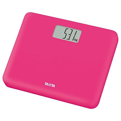 タニタ 体重計 小型 ピンク HD-660 PK 乗るだけで電源オン 約B5サイズ