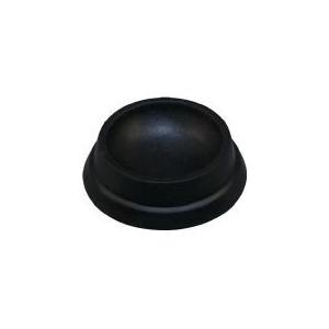 光 キャスターストップ 黒30mm丸脚キャスター用 4個入 KGH-53