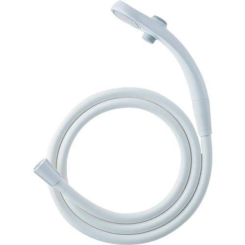 SANEI(サンエイ) シャワーヘッドとホースのセット 節水 低水圧用ストップ機能付シャワーセット ...