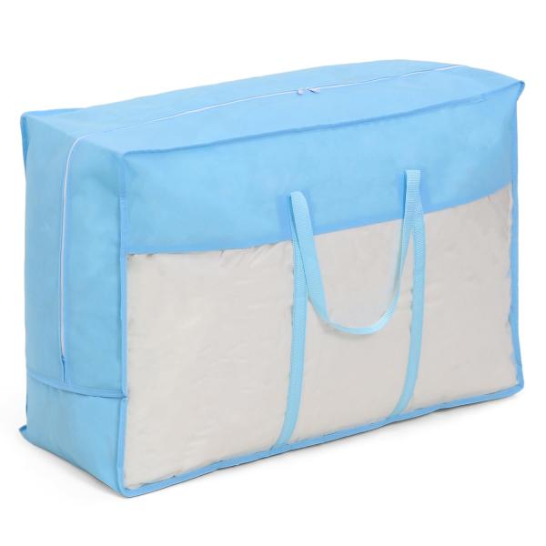 アストロ 羽毛布団 持ち手付き収納袋 1枚 軽量 持ち運びに便利 コンパクトに収納できる収納ケース ...