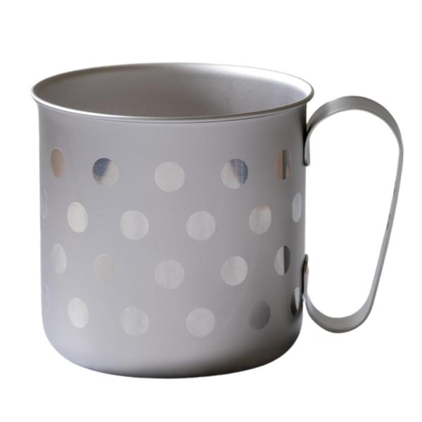 HORIE(ホリエ) 純チタンデザインマグカップ アウトドア 水玉 星 子供 ギフト軽い サビにくい...