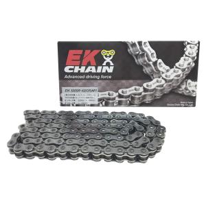 EK(イーケー) QXリングシールチェーン 520SR-X2 シルバー 108L 【セミプレスクリップジョイント】
