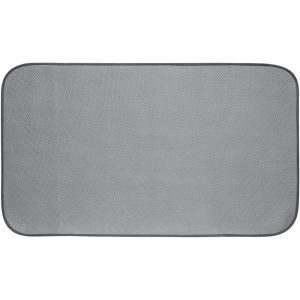 interDesign バスマット 足ふき バスルーム 風呂 洗面所 ラグ ピューター 46 x 7...