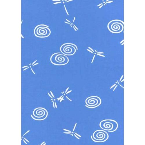 丸全 注染手ぬぐい 手拭 渦巻トンボ 235 37×98cm