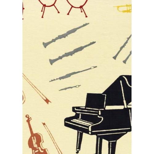 丸全 注染手ぬぐい 手拭 オーケストラ 753 37×98cm