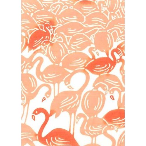 丸全 注染手ぬぐい 手拭 フラミンゴ 794 37×98cm