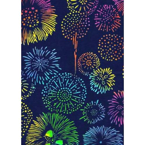 丸全 注染手ぬぐい 手拭 花火 834 37×98cm