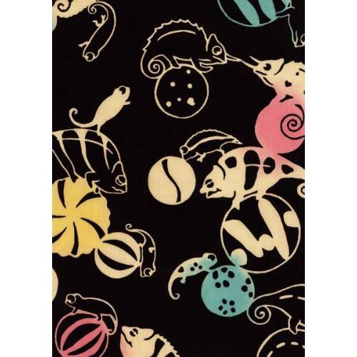 丸全 注染手ぬぐい 手拭 カメレオン 1034 37×98cm