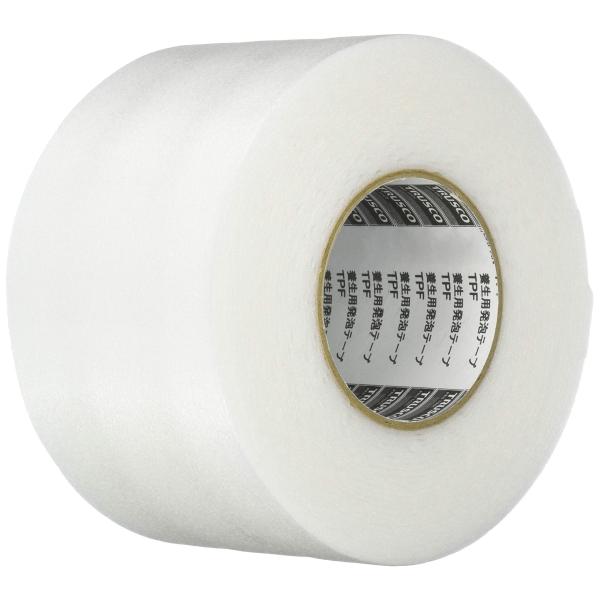 TRUSCO 養生用発泡テープ 100mm×8m ホワイト TPF1008