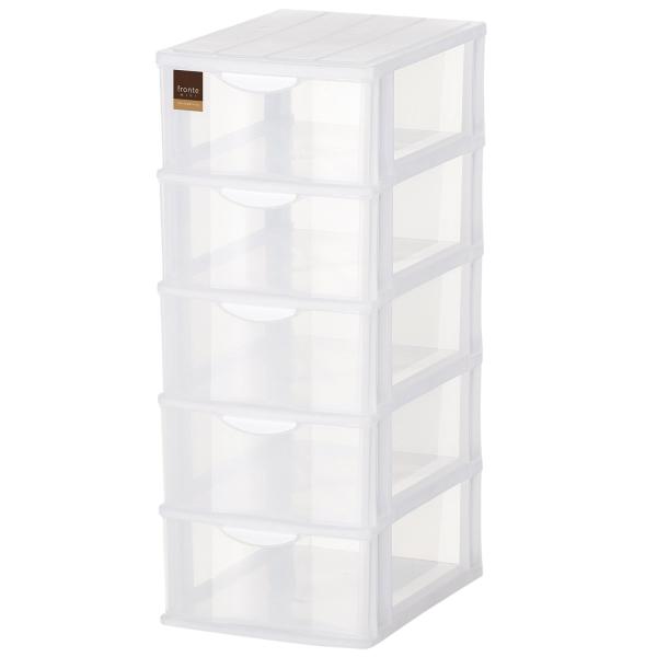 JEJ 収納ケース フロンテ ミニA4サイズ 深5段 ナチュラル 1個組 MF-05(NA)