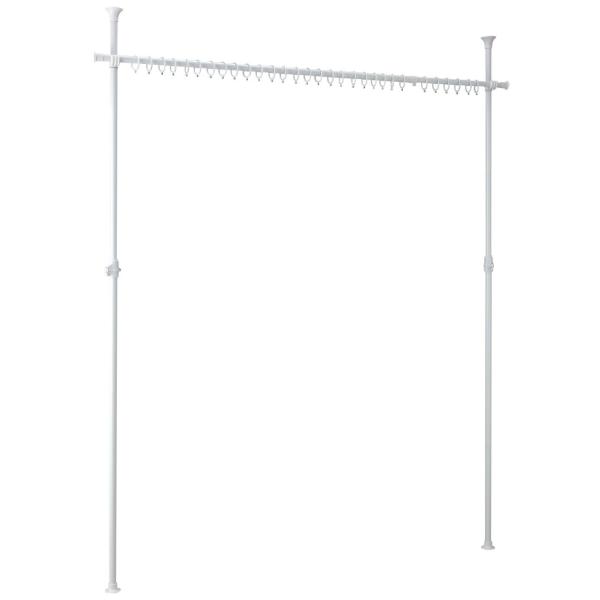 【コロナ 飛沫防止 対策にも】Belca カーテンレール 簡単つっぱりカーテンポール 幅150~27...