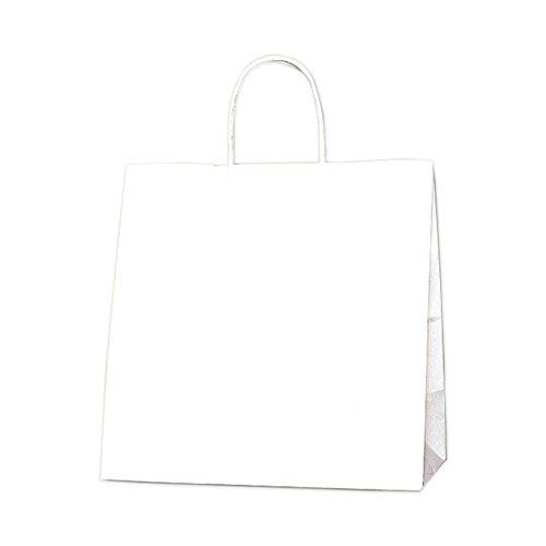 ヘイコー 手提 紙袋 25CB W シロ 30x15x30cm 50枚