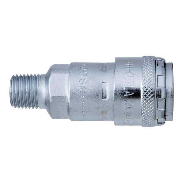ワンタッチ式ハイカプラソケット 管用めねじ用 200-20SM