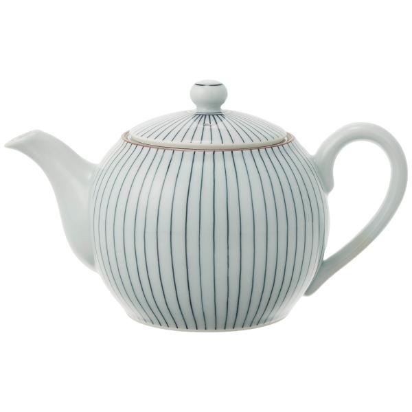 奥川陶器 波佐見焼 光玉陶苑 ポット (ステンレス茶こし付) 細十草 444395