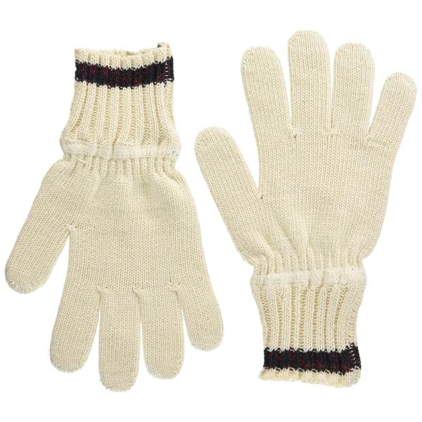 ユニワールド コクゴ 純綿軍手 8500 カフス5本編 約780ｇ ホワイト